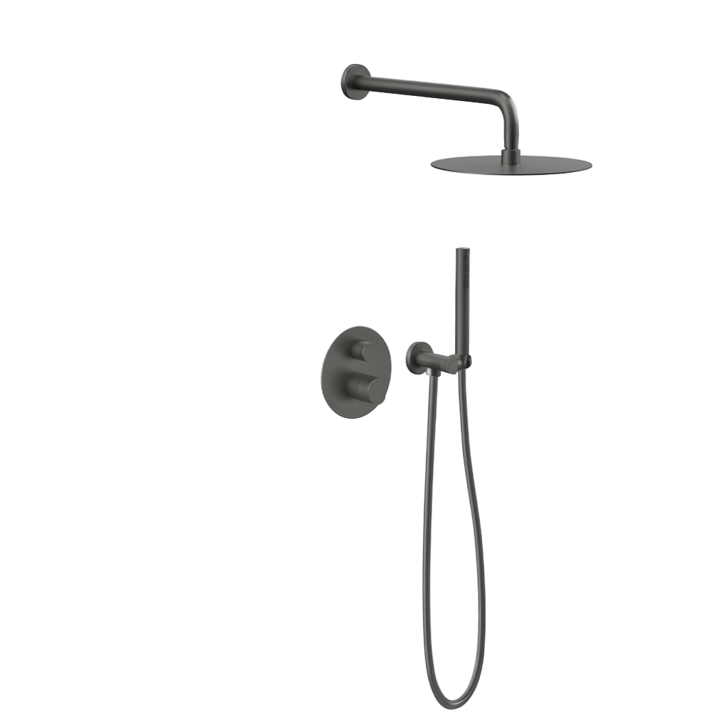 ALESSIA SERIES – RAINFALL SHOWER SET WITH HAND SPRAYER, SCULPTED LINES AND A SOFT, SPA-LIKE FLOW. (1)