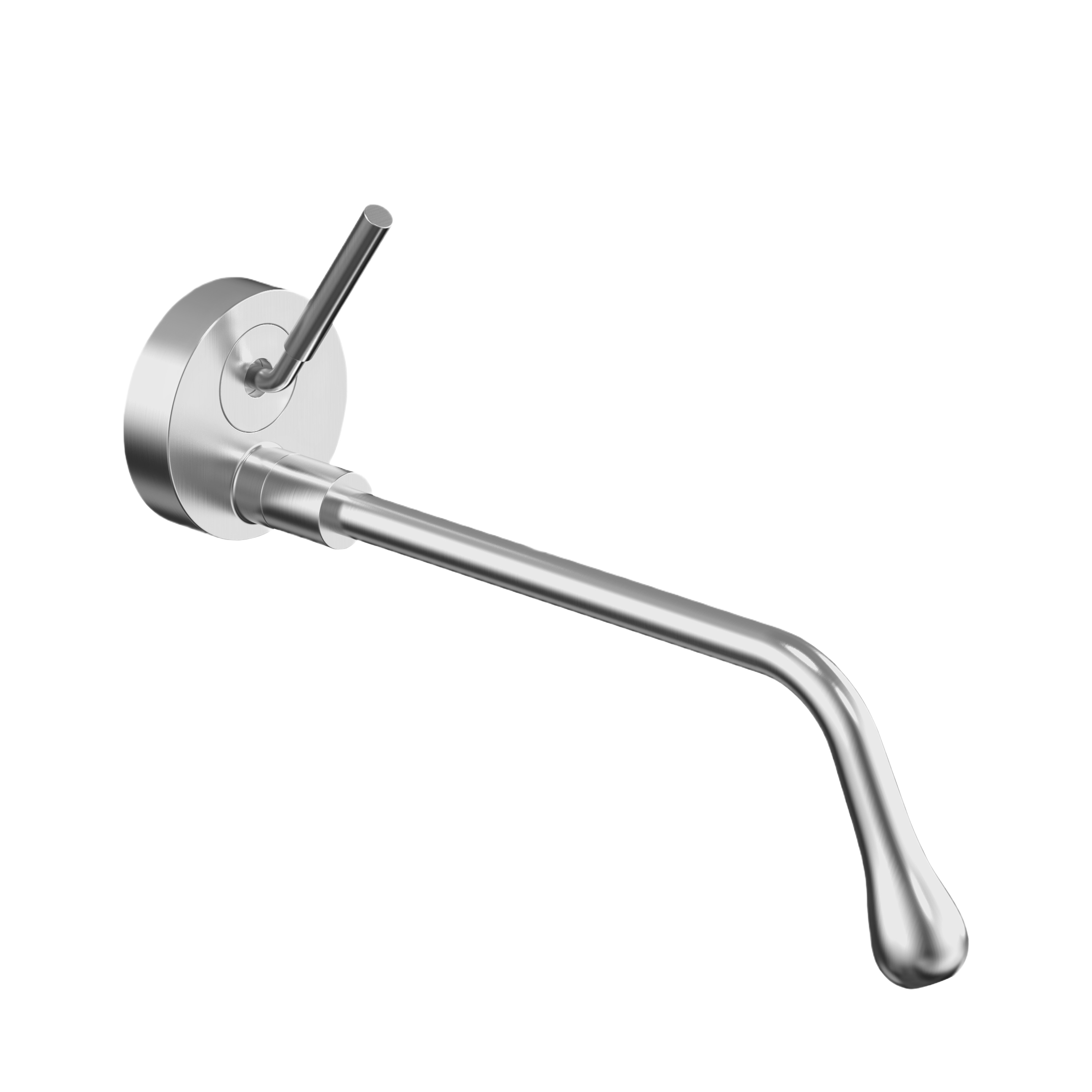 AURORA SERIES – WALL MOUNT BATHROOM MIXER, STREAMLINED FORM DESIGNED FOR SMOOTH BASIN AND TUB USE