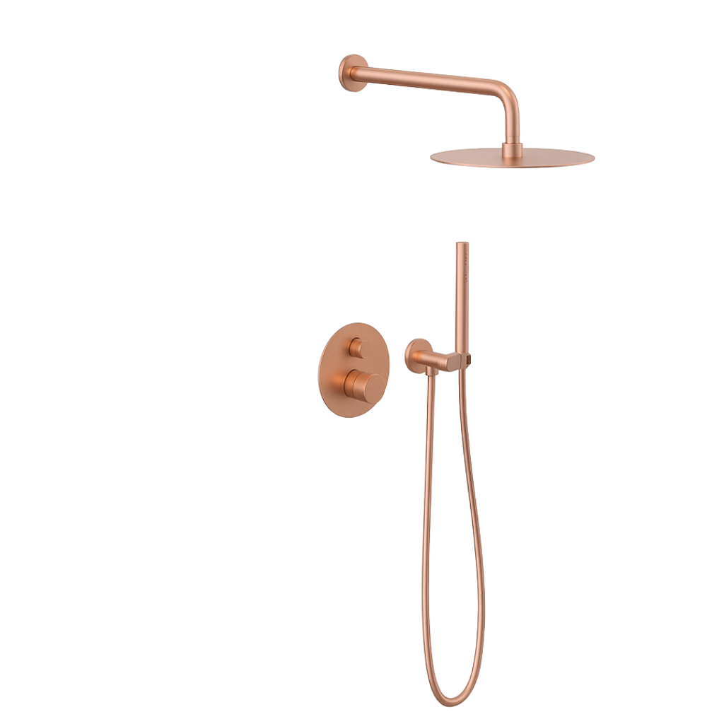 ALESSIA SERIES – RAINFALL SHOWER SET WITH HAND SPRAYER, SCULPTED LINES AND A SOFT, SPA-LIKE FLOW. (1)