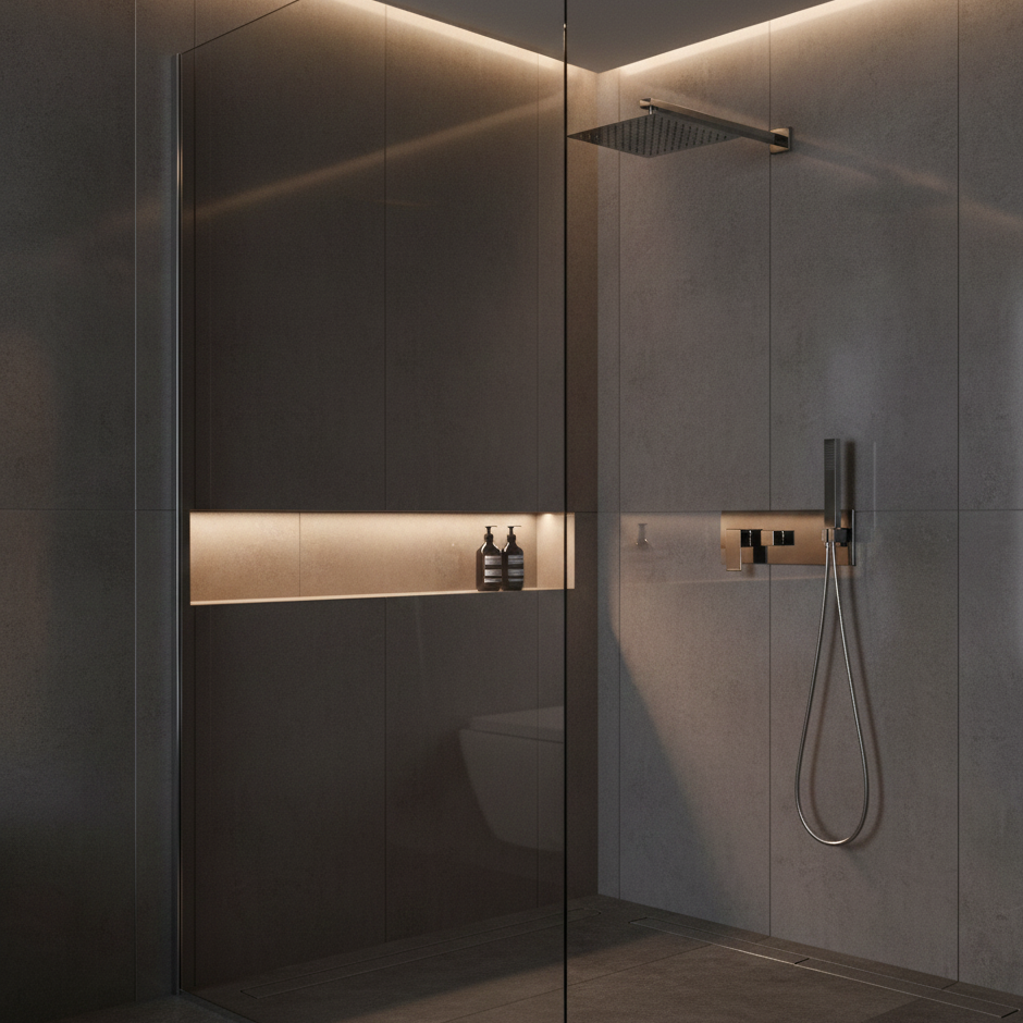 YC-8081 – Elegant Shower System with Dual Controls