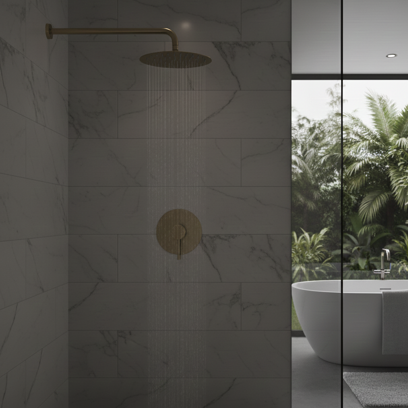 YC-8062 – Premium Shower System Minimalist Wall-Mount Shower Set