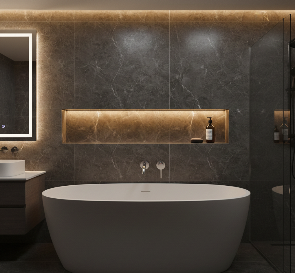 YC-81106 – Modern Wall-Mount Tub Filler