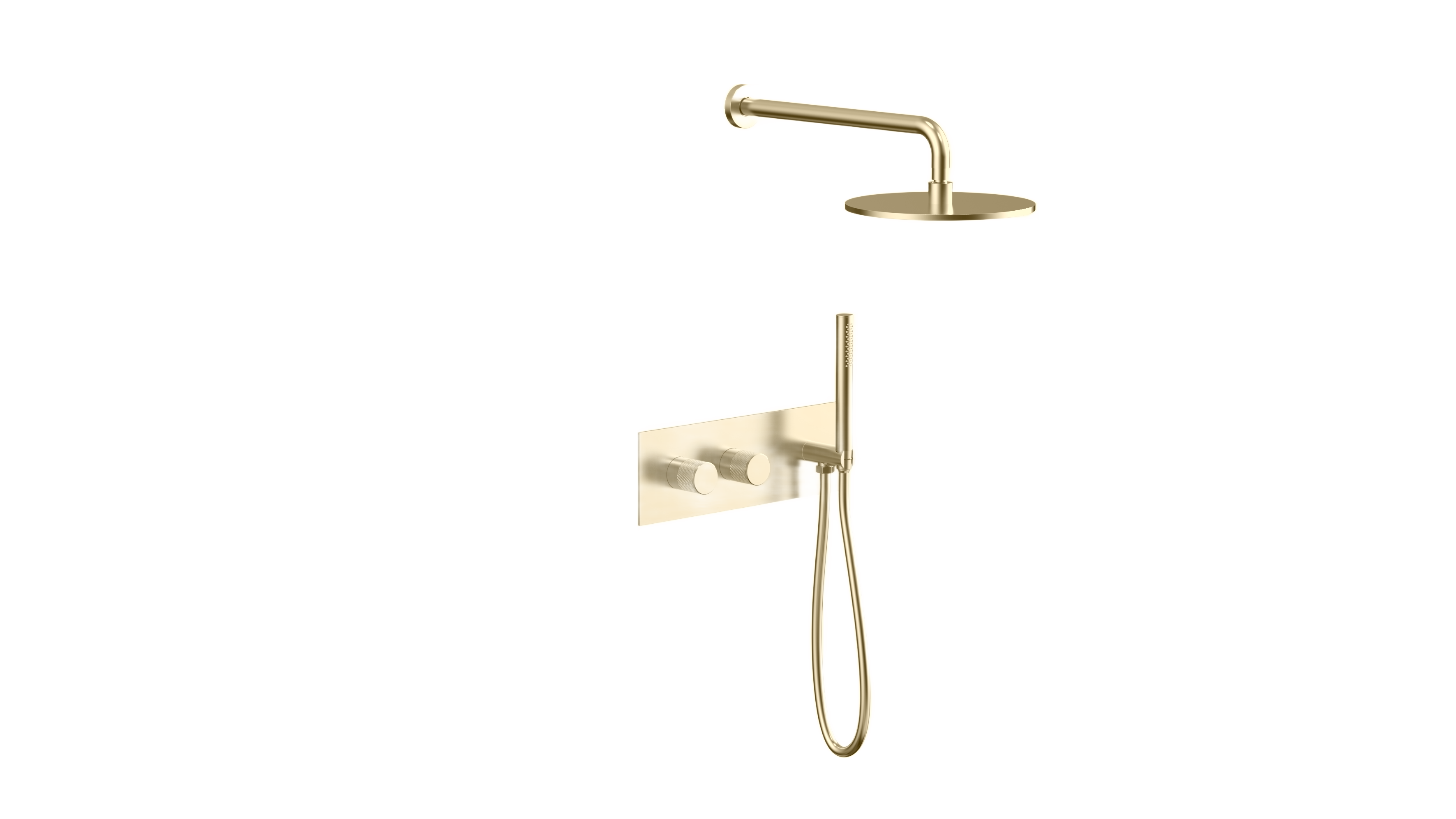 YC-SH8071-2 Elegant Shower System – Complete Rainfall and Hand Shower Combo