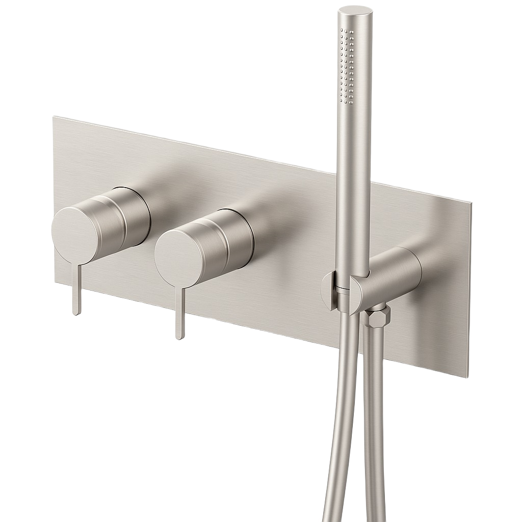 YC-BO81103 Modern Freestanding Tub Filler – Floor-Mount Bathtub Faucet with Hand Shower