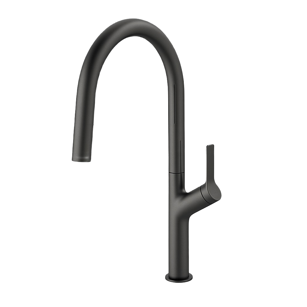 YC-82001-1 Brushed Stainless Steel Kitchen Faucet