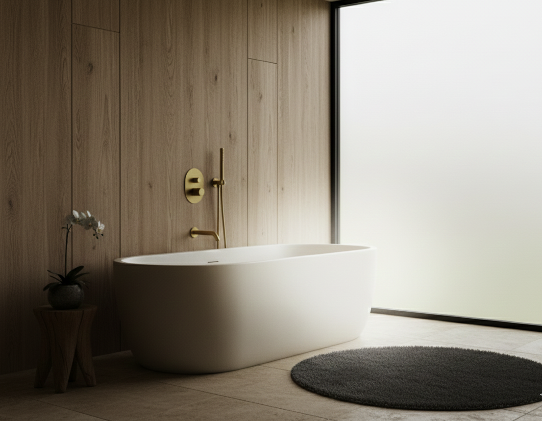 YC-SH8095-1-2 Premium Tub and Shower System – Wall-Mount Bathtub Spout with Hand Shower