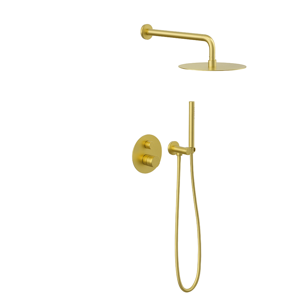 ALESSIA SERIES – RAINFALL SHOWER SET WITH HAND SPRAYER, SCULPTED LINES AND A SOFT, SPA-LIKE FLOW. (1)
