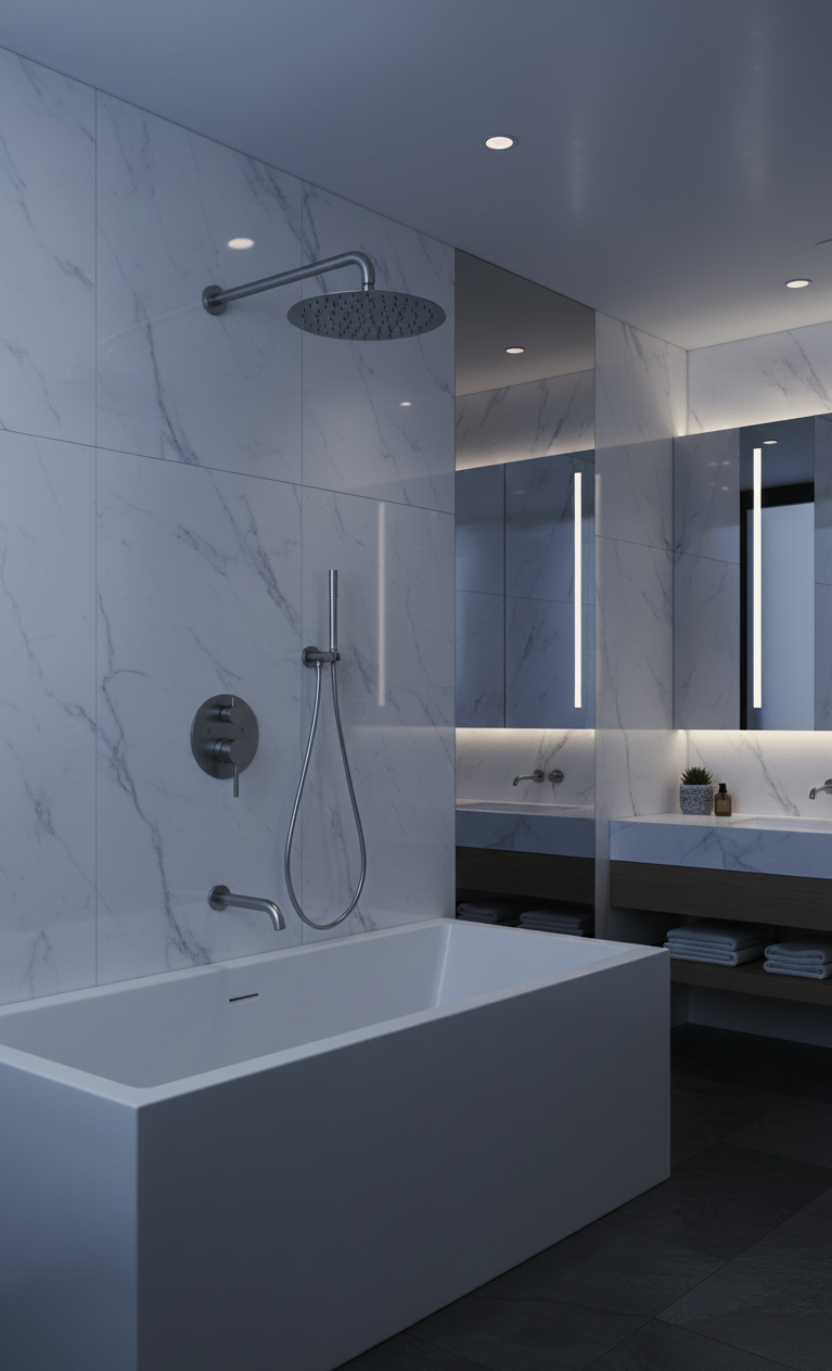 YC-8066-1 Premium Shower System – Dual Function