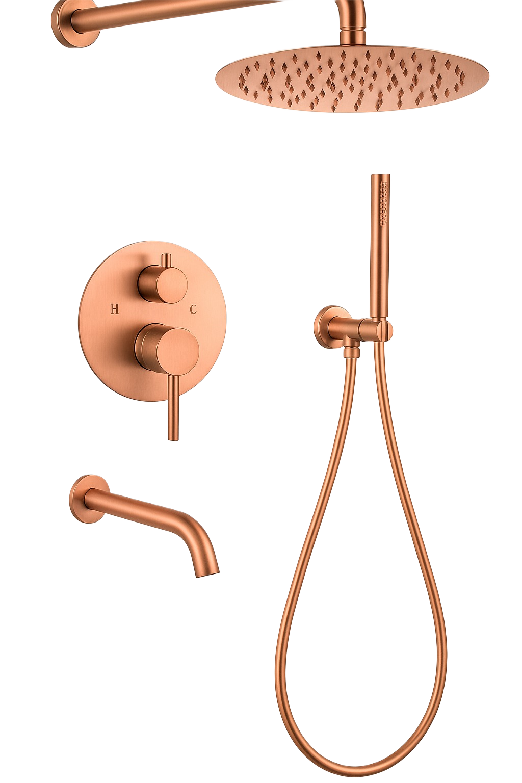 YC-8066-1 Premium Shower System – Dual Function