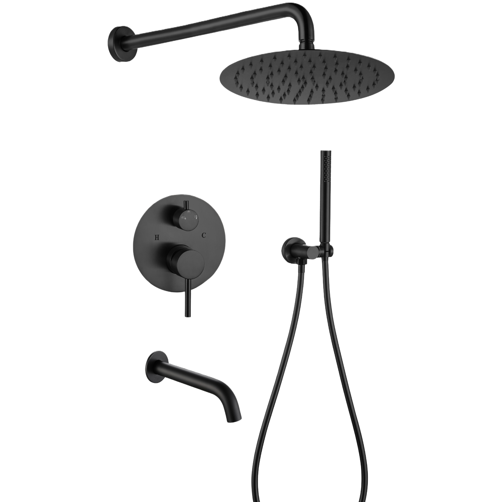 YC-8066-1 Premium Shower System – Dual Function