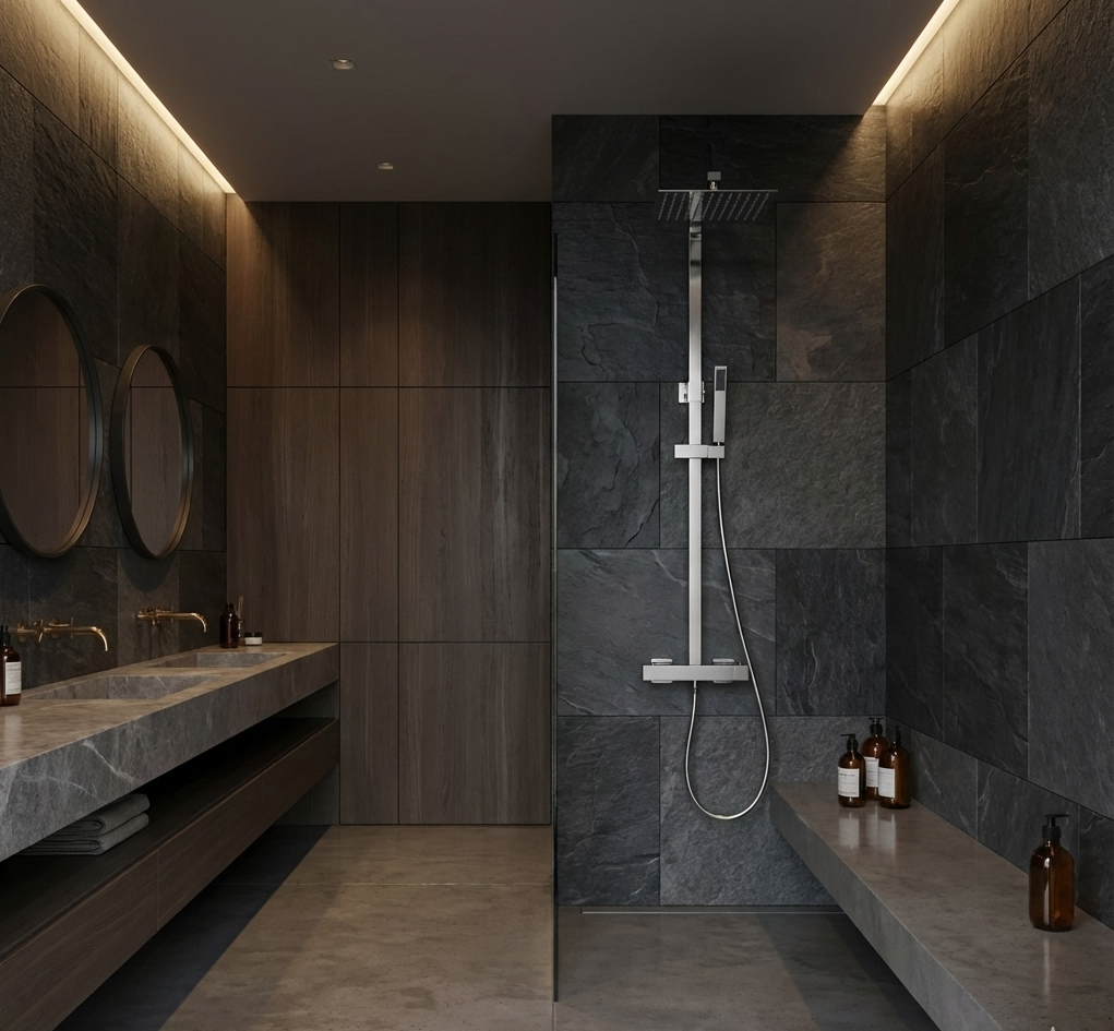 YC-8021 – Rainfall Shower Set
