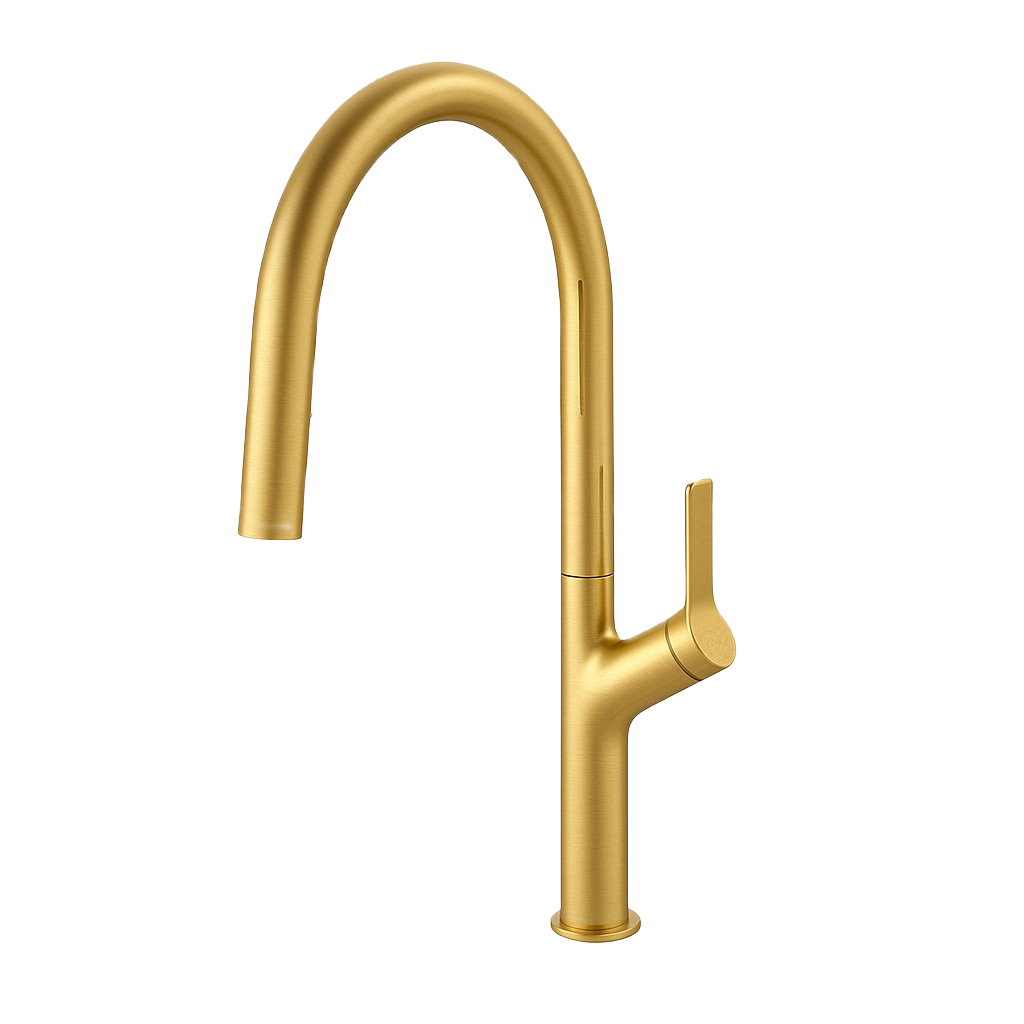 YC-82001-1 Brushed Stainless Steel Kitchen Faucet