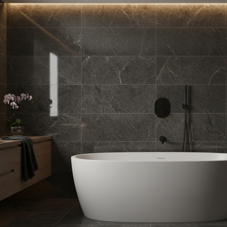 YC-SH8095-1-2 Premium Tub and Shower System – Wall-Mount Bathtub Spout with Hand Shower