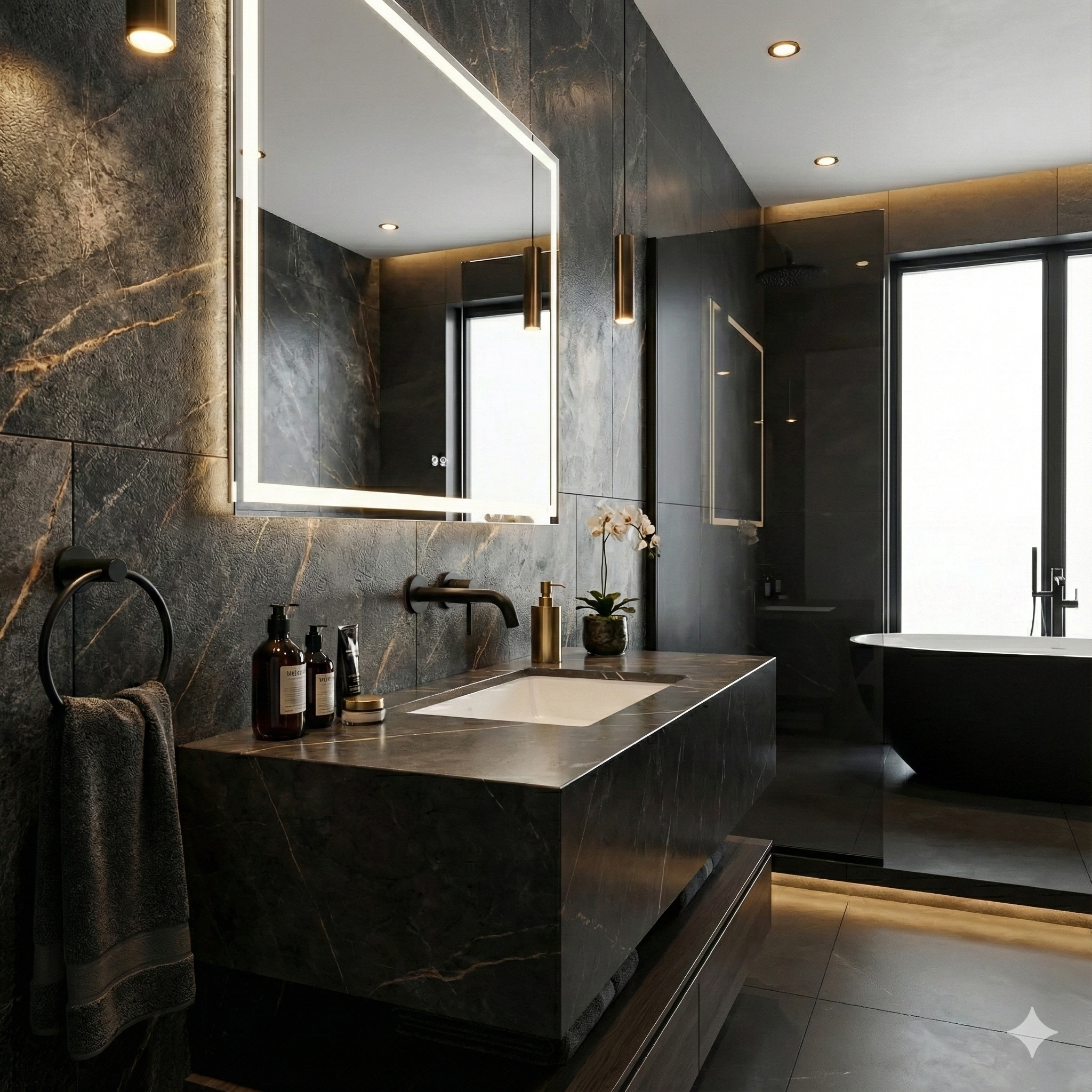 YC-811014 – Premium Vanity Faucet, Modern Wall-Mounted