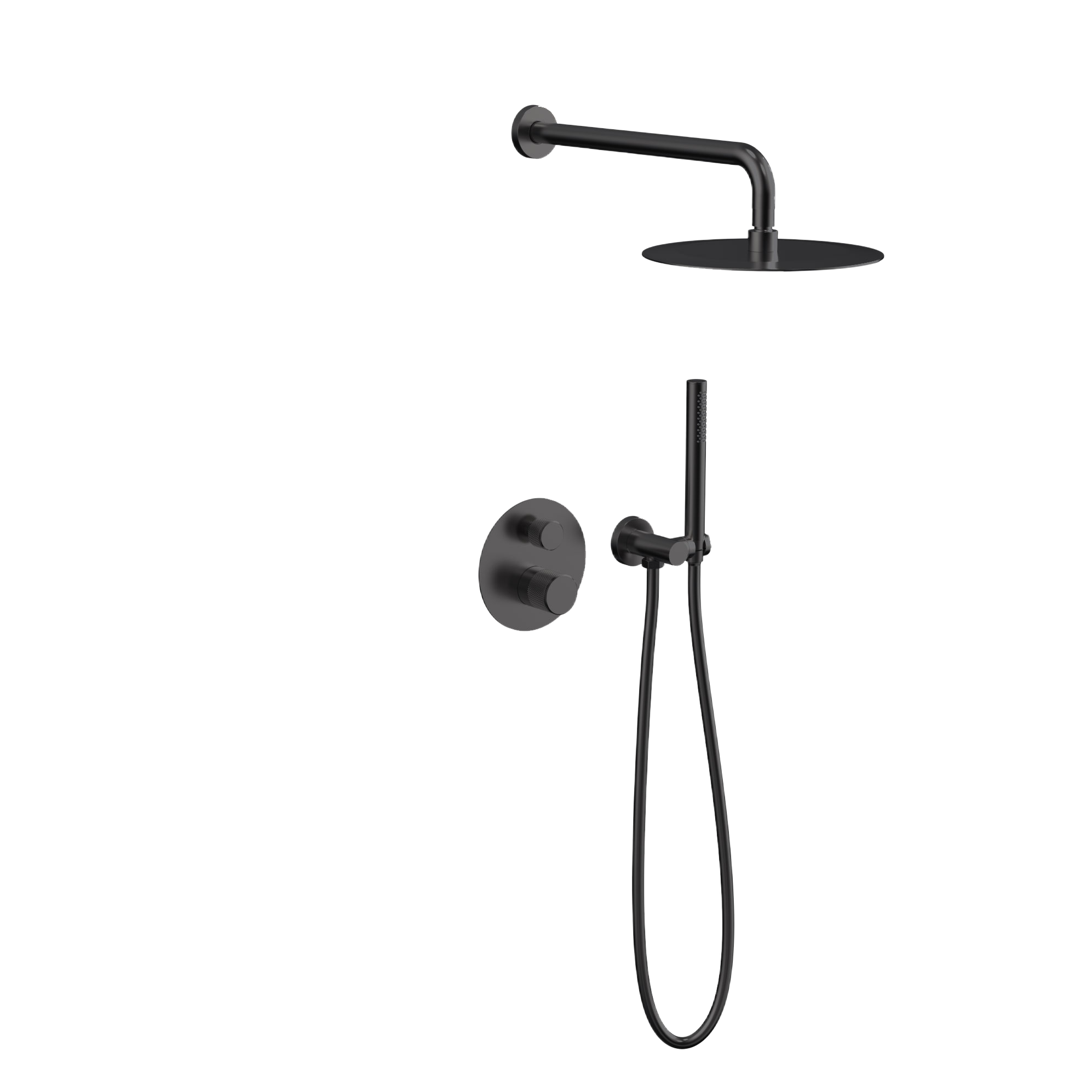 YC-SH8064-2 – Elegant Shower System with Rainfall and Hand Shower