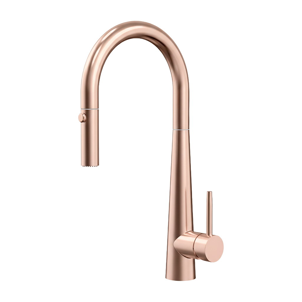 YC-8232 Modern Kitchen Faucet – Brushed Steel