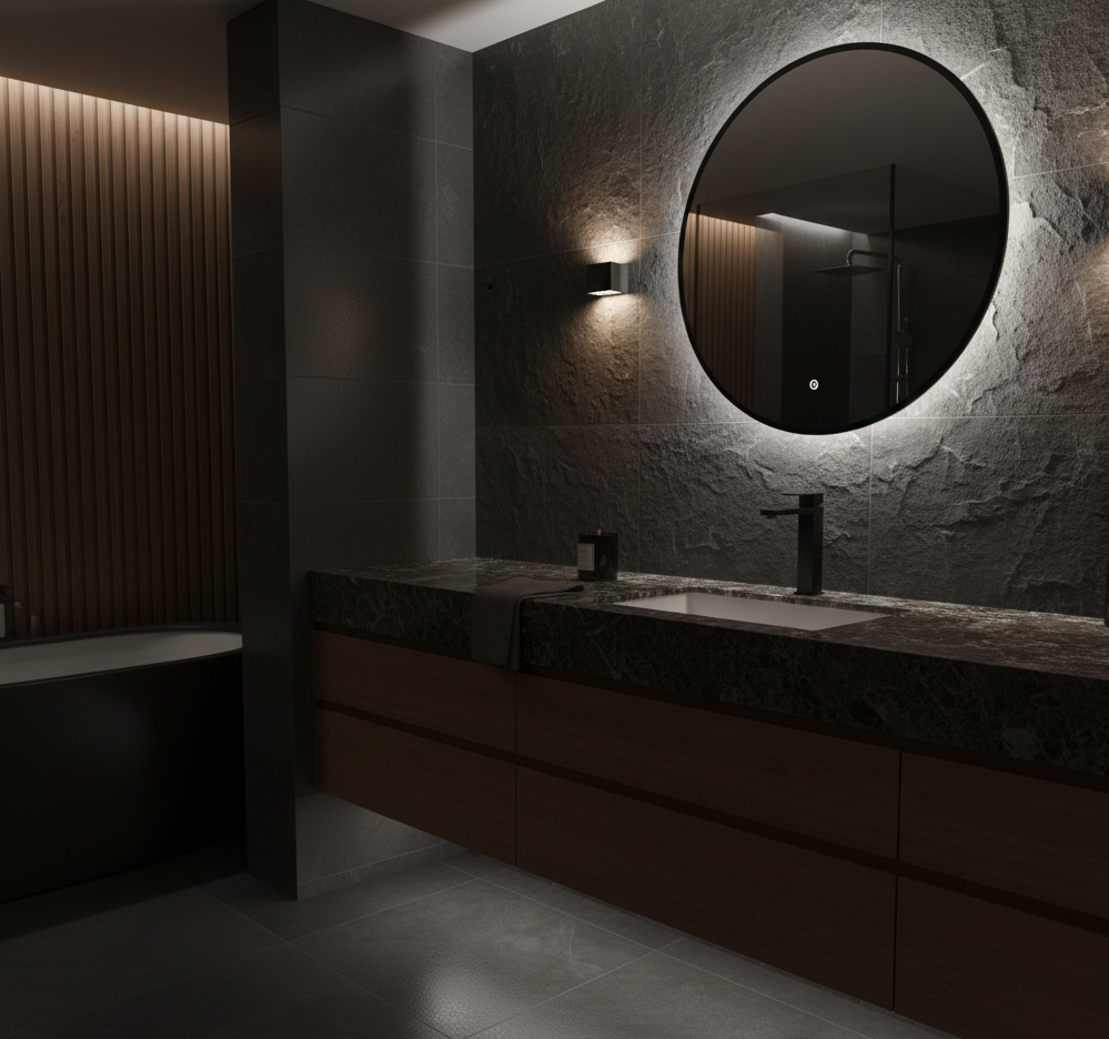 YC-8141 Elegant Vanity Faucet – Minimalist Tall Square Bathroom Design