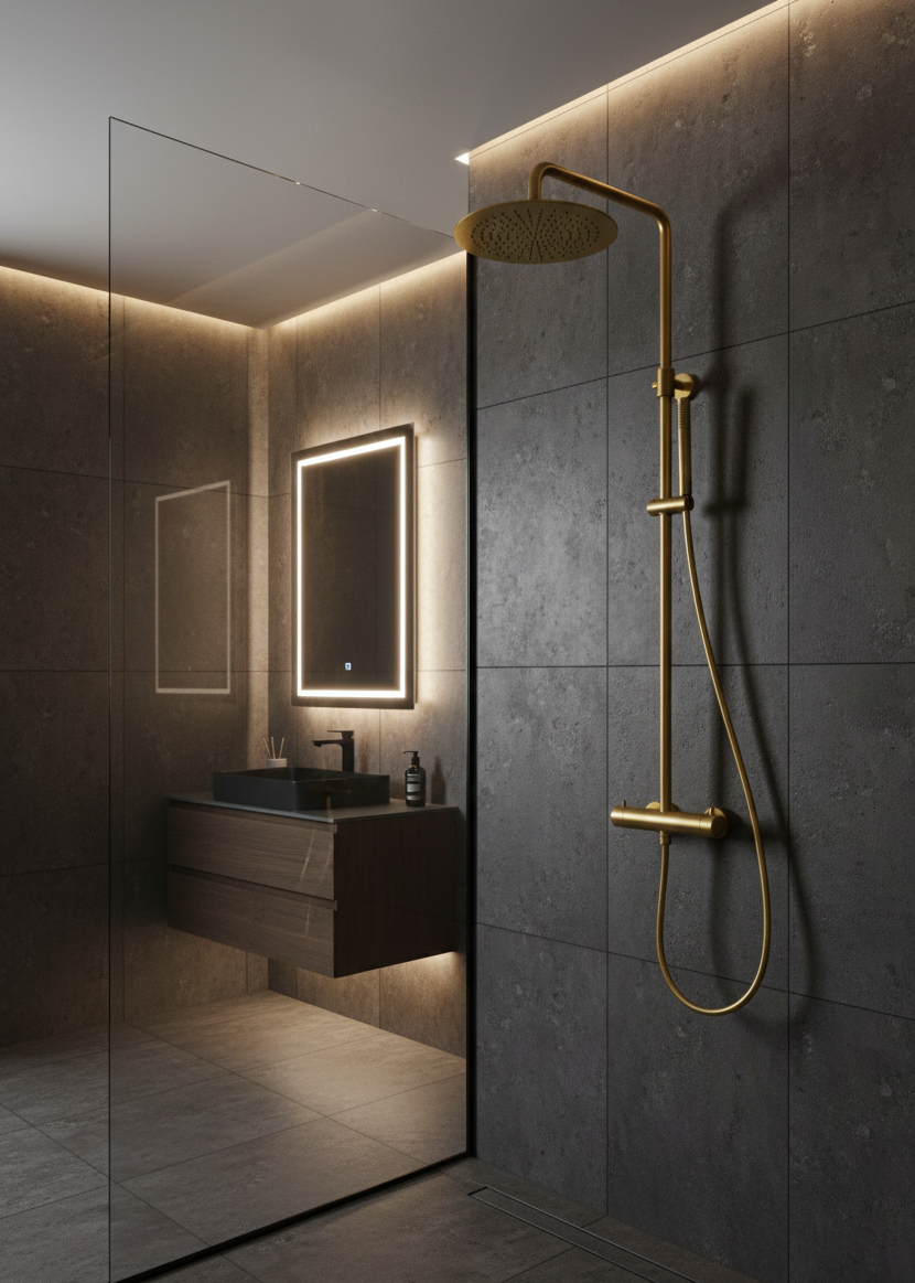 YC-SH8020-2 Shower Set – Rainfall and Hand Shower