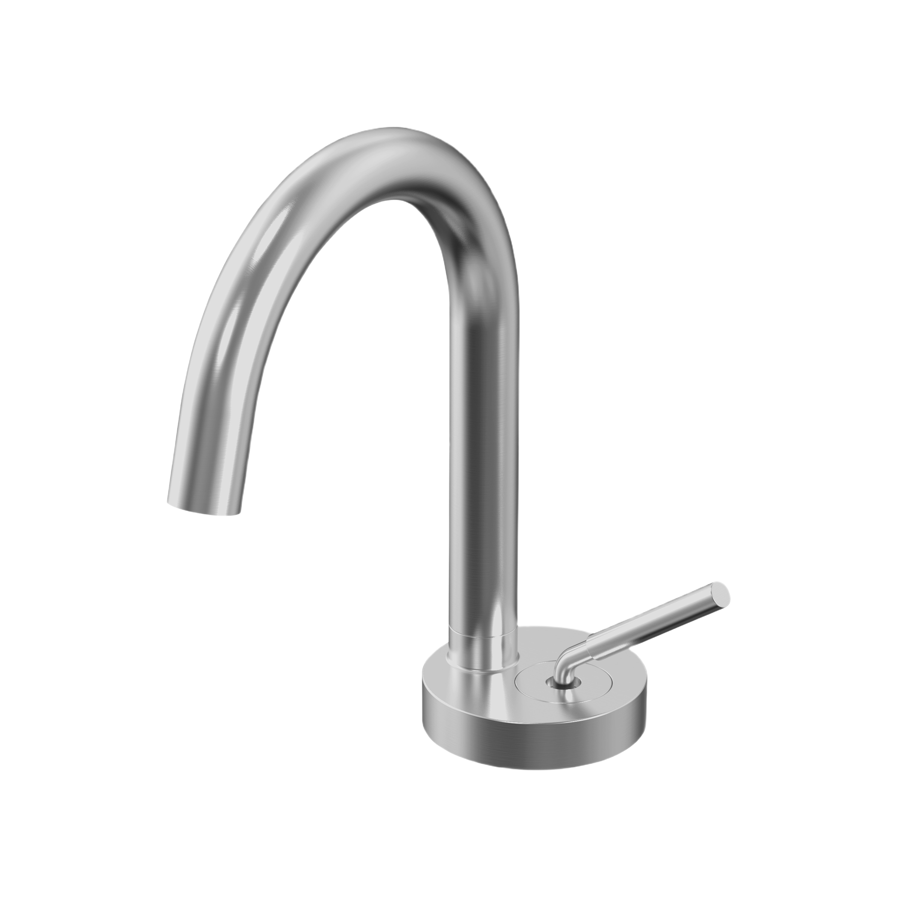 YC-80740 Elegant Vanity Faucet – Streamlined High-Arc Spout with Easy Control Handle