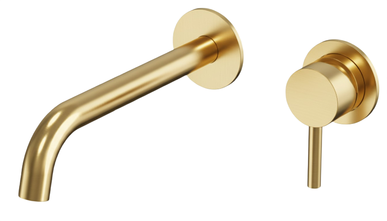 YC-811018 Luxury Bathroom Faucet – Minimalist Wall-Mount Vanity Tap with Single Handle