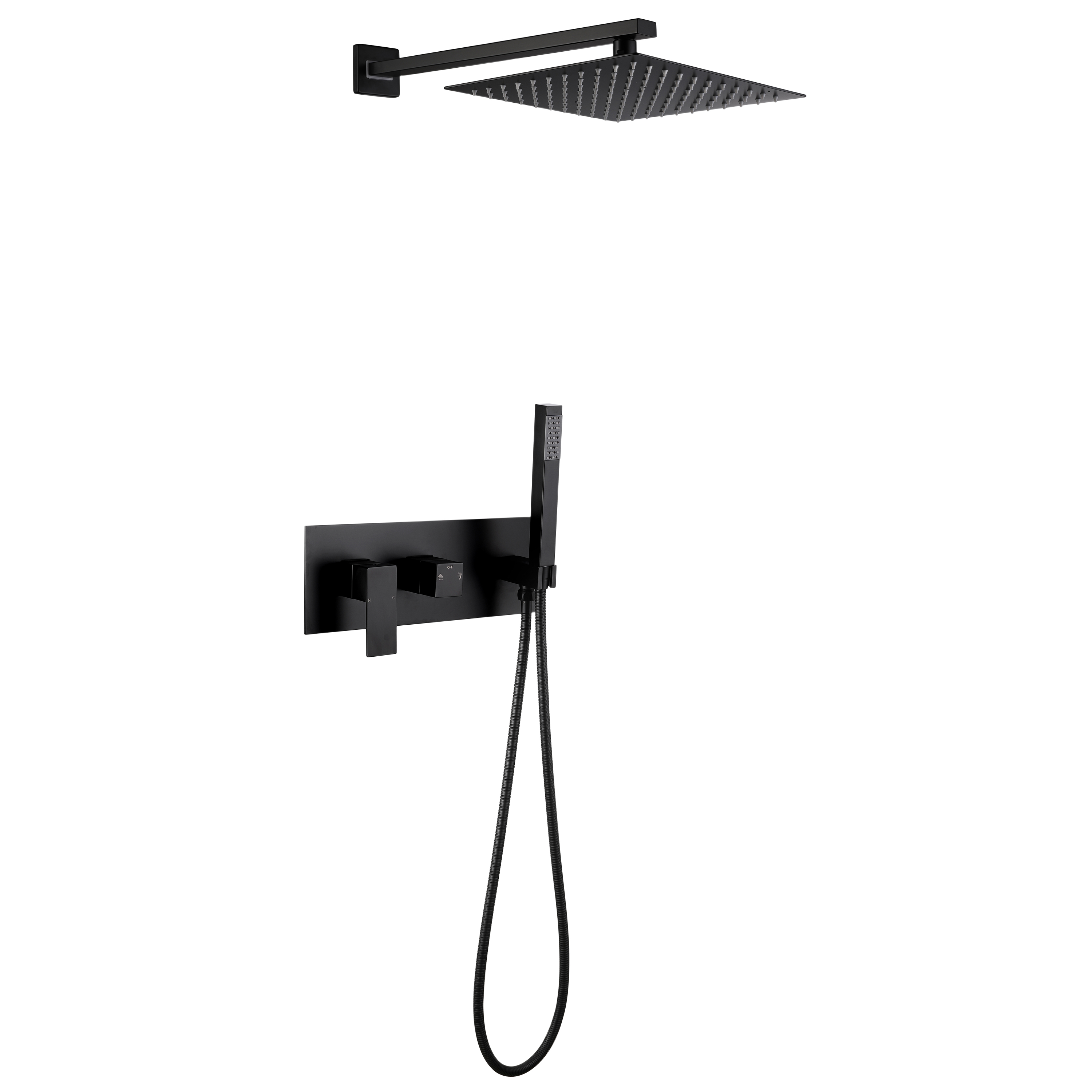 YC-8081 – Elegant Shower System with Dual Controls