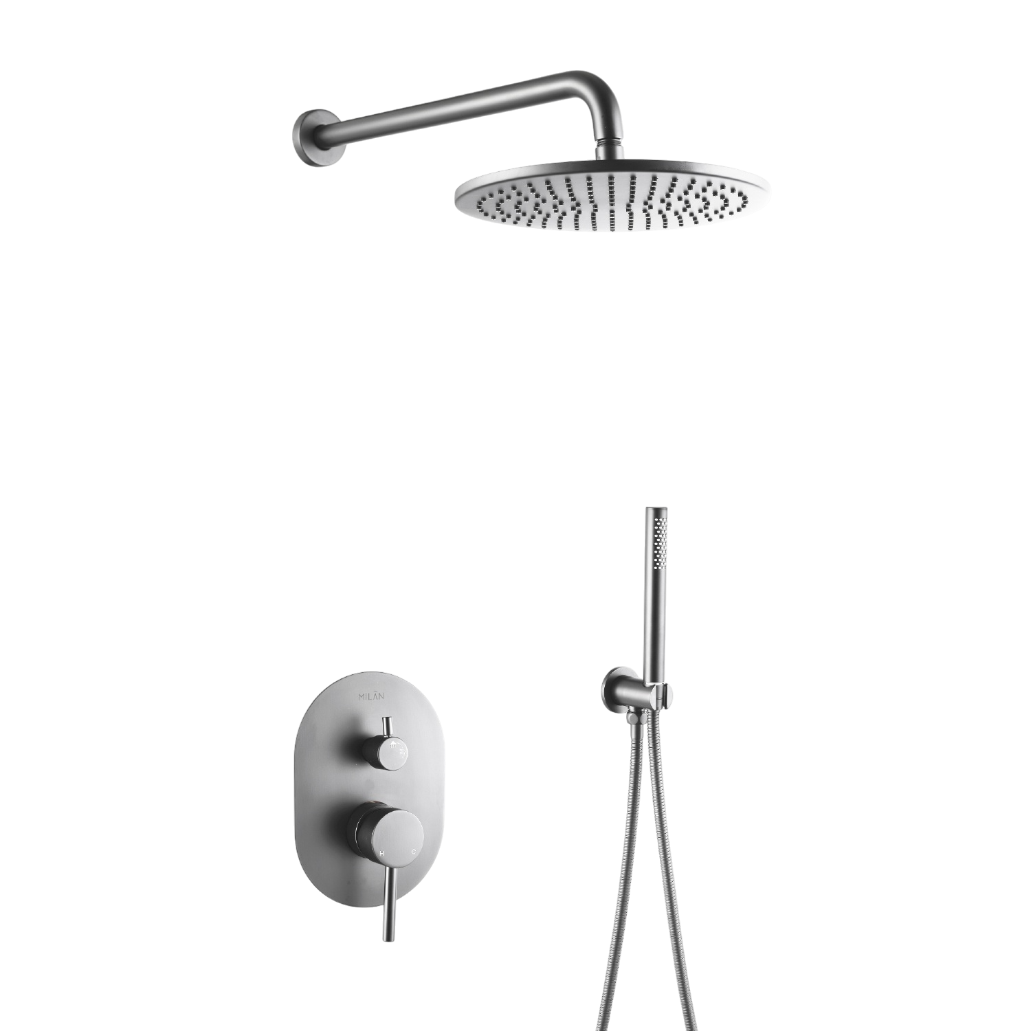 Katarina Wall-Mounted Rain Shower Combo - Luxury, Safety, and Performance